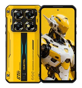 OUKITEL smartphone WP60, 7.2", 8/256GB, 5G, 10000mAh, IP68/IP69K/MIL-STD-810H, κίτρινο